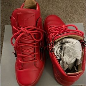 Giuseppe Zanotti red shoes size 43 mid rise